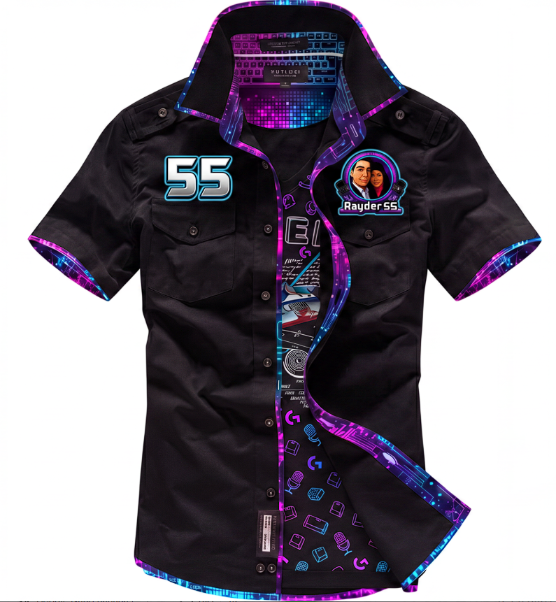 Camisa Gamer Rayder.55 Cyber Edition